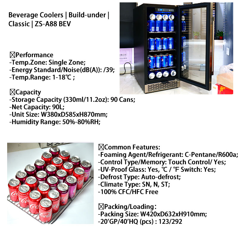 Oem Small Drink Bar Fridge Cus - Wine Beer Dual Zone ulasan dan harga