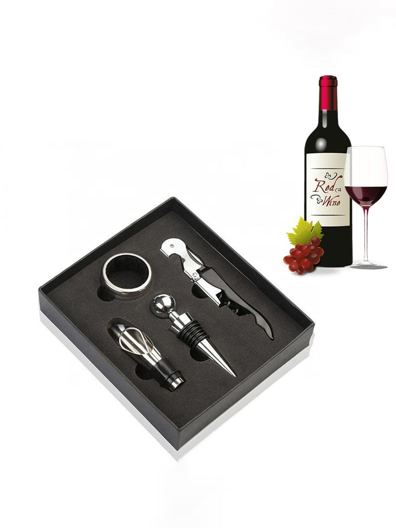 Wine Aerator Pourer Set, Press - Wine Aerator Pour ulasan dan harga