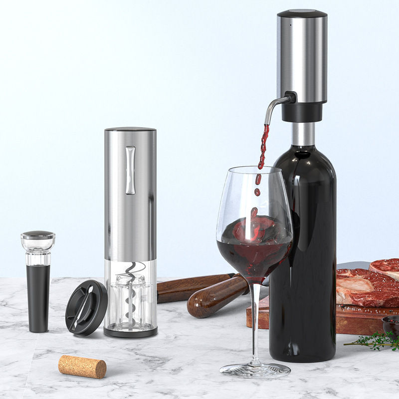 Electric Wine Aerator and Disp - Wine Aerator Pour ulasan dan harga