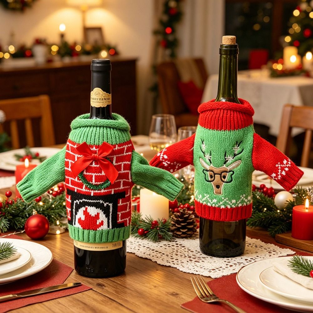 Elk Wine Bottle Cover Reusable - Wine Beer Hat ulasan dan harga