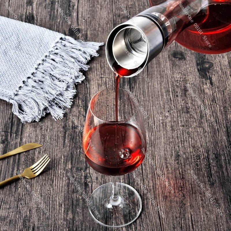 Electronic Ice Wine Decanter C - Wine Aerator Pour ulasan dan harga