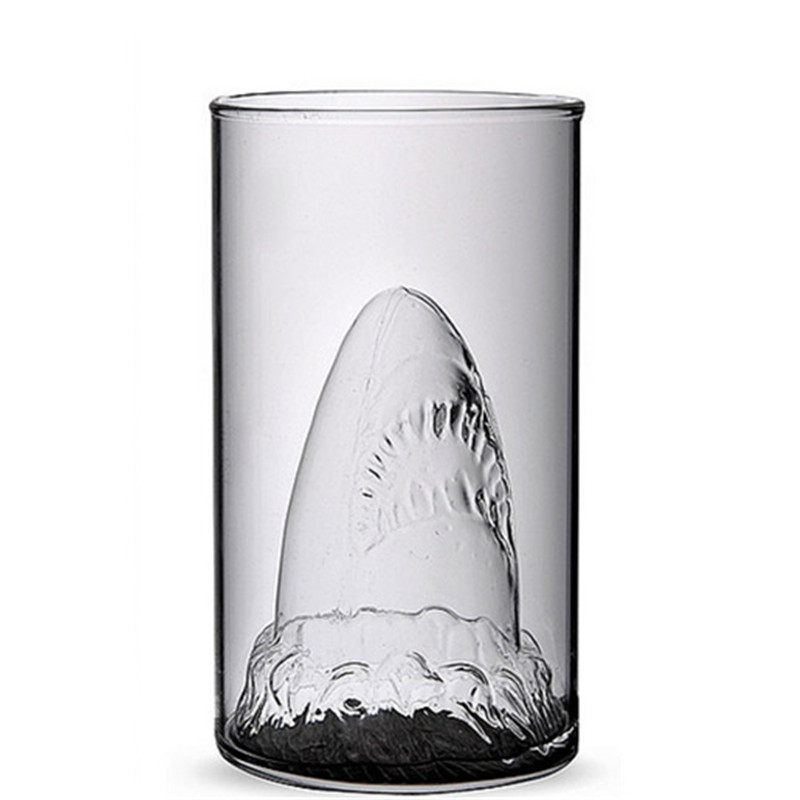 300ml Shark Drinking Double Gl - Whisky Beer And Wine ulasan dan harga