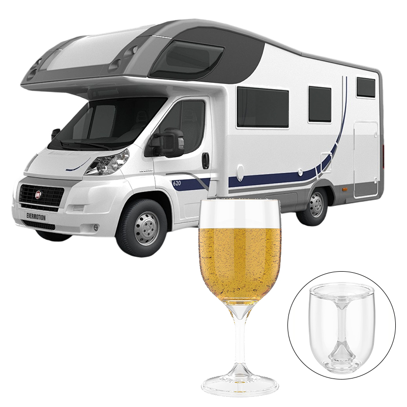 Folding Wine Glass Transparent - Wine & Beer Guayaquil ulasan dan harga