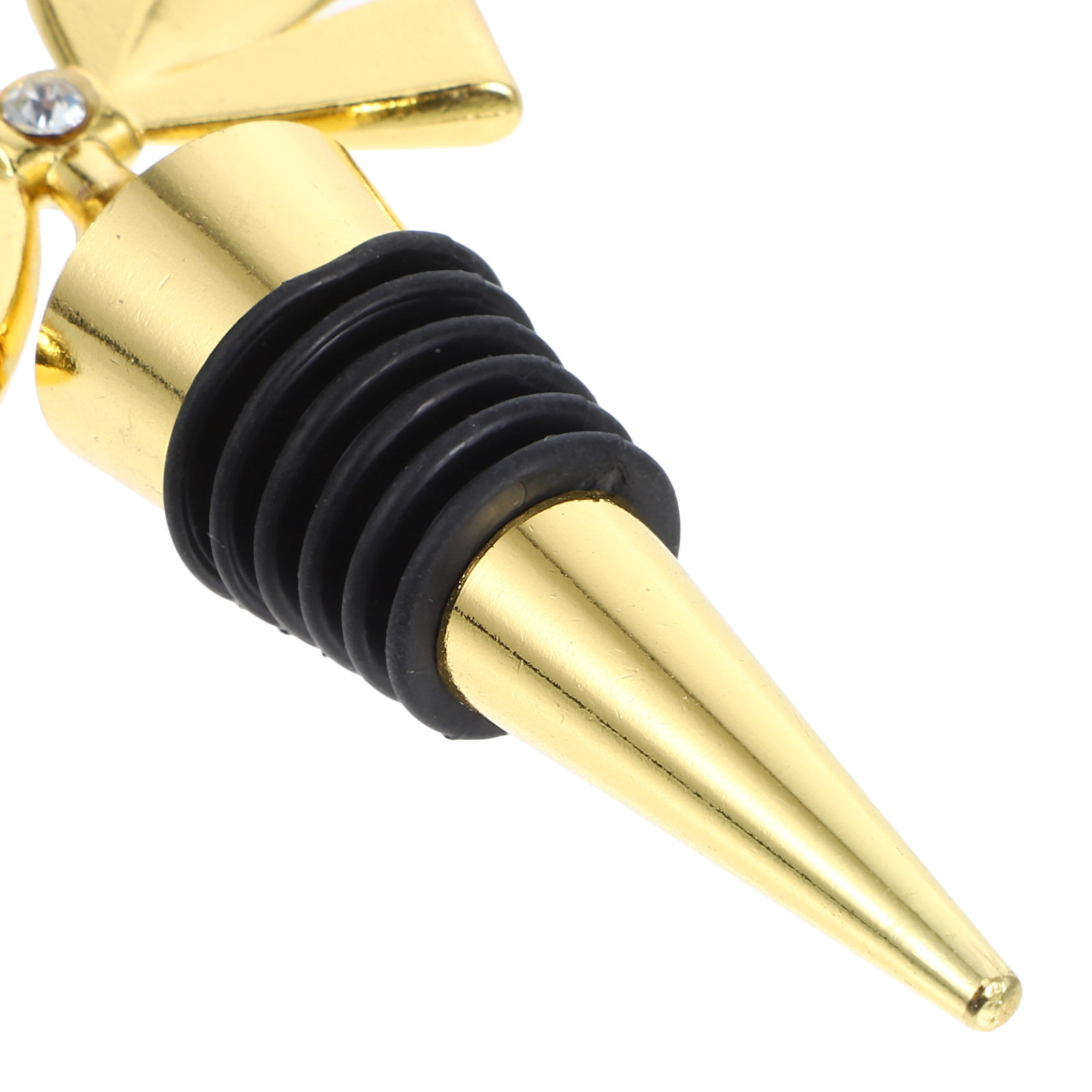 Gold Bowknot Wine Stopper Sili - Whisky Beer And Wine ulasan dan harga