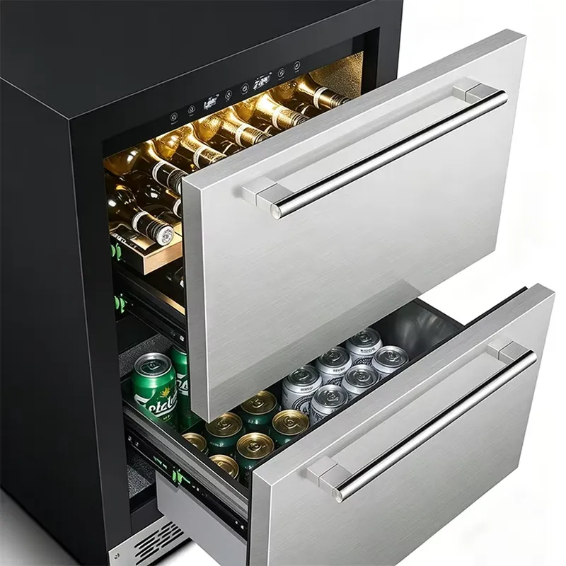 Black and Durable Stainless St - Wine Beer Dual Zone ulasan dan harga