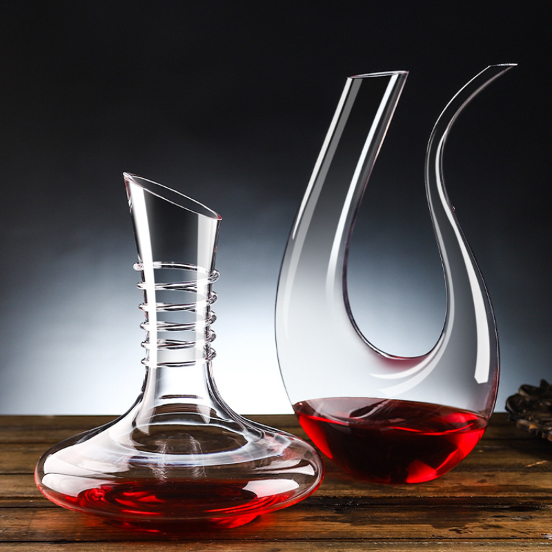 Crystal Glass Wine Decanter Lu - Wine Aerator Pour ulasan dan harga