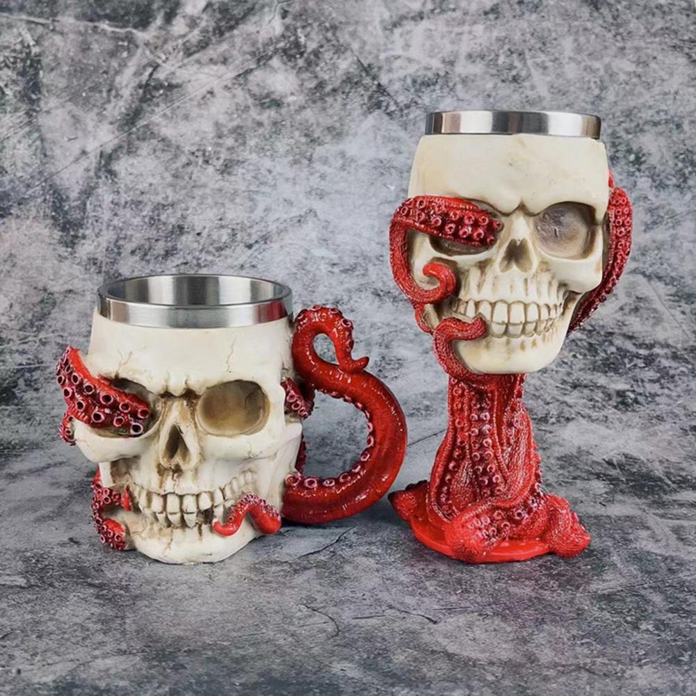 Party Wine Cup Novelty Skull B - Whisky Beer And Wine ulasan dan harga
