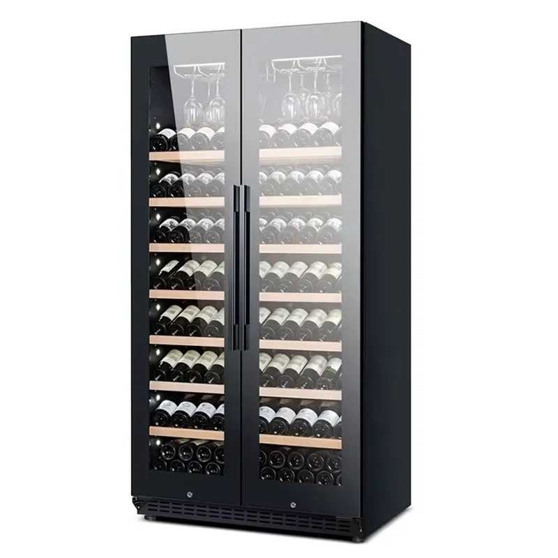 735L Large Capacity Wine Fridg - Wine Beer Dual Zone ulasan dan harga